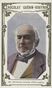 Gladstone, angol államférfi (színes fotó) alkotó: French School