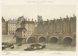 Grand Chatelet és Pont au Change, 1647-1788 alkotó: French School