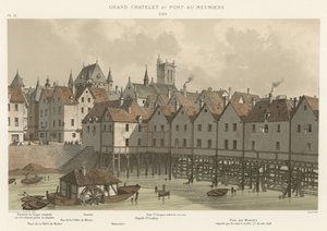 Grand Chatelet és Meuniers híd, 1580 alkotó: French School