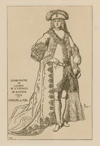 A Bajor Szent György Lovagrend nagymestere, 1729 alkotó: French School