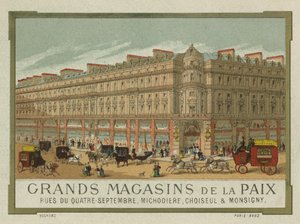 Grands Magasins de la Paix, Párizs alkotó: French School