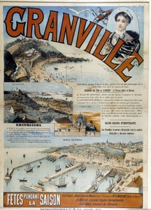 Granville - Nyugati vasúti reklámplakát, 19. század vége alkotó: French School