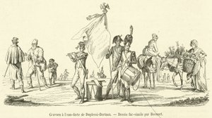 Rézkarc: Duplessi-Bertaux (metszet) alkotó: French School