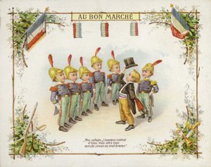 Díszőr, gyerekek alkotó: French School