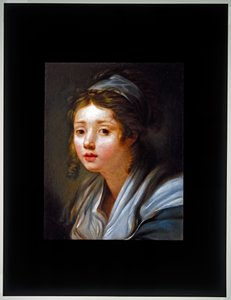 Egy lány feje, dátum nélküli alkotó: French School
