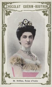 Helene, Reine dItalie (színes fotó) alkotó: French School