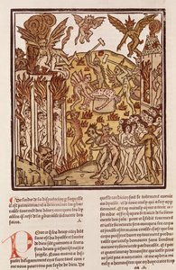 Pokol, a "La Cite de Dieu"-ból, 1486-87 (xilográf) alkotó: French School