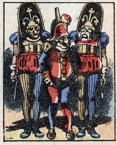 Dr. Pulcinella (Polichinelle) története. Imaging Pellerin fametszete - Epinal, sd. 19. század vége. alkotó: French School