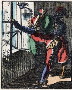 Dr. Pulcinella (Polichinelle) története. Imaging Pellerin fametszete - Epinal, sd. 19. század vége. alkotó: French School