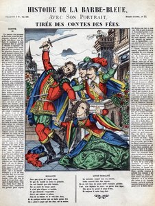 A Kékszakáll története, a gerinc képe XIX alkotó: French School