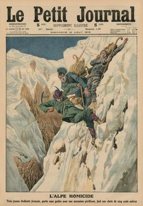 Homicidal Alp, a „Le Petit Journal” első borítójának illusztrációja, illusztráció, 1913. augusztus 10.