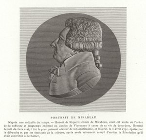 Honore Gabriel Riqueti, Mirabeau grófja alkotó: French School
