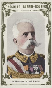 Humbert miniszterelnök, Olaszország királya (színes fotó) alkotó: French School