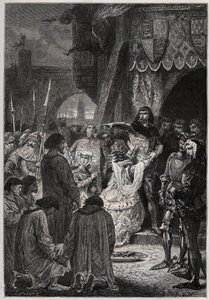 Százéves háború: Calais feladása alkotó: French School