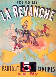 Itt mindenhol a La Revanche 5 centiméteres számot olvashatjuk, 1886-ot alkotó: French School
