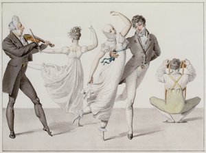 Illusztráció a "Le Bon Genre"-ből, 1810 körül alkotó: French School