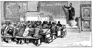 Illusztráció Emile Lavisse „Katona leszel” című könyvéről, Armand Colin, 1899 alkotó: French School