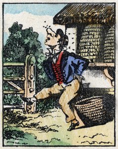 A mese illusztrációja: „Veridique Jeannot Serinet története „” Fametszet a képről Pellerin - Epinal, sd. 19. század vége. alkotó: French School