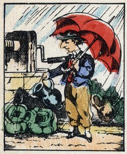 A mese illusztrációja: „Veridique Jeannot Serinet története „” Fametszet a képről Pellerin - Epinal, sd. 19. század vége. alkotó: French School