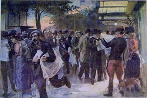 Fontos hírek, 1900 körül alkotó: French School