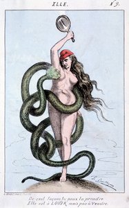 Százféleképpen elvihető, bérelhető, de nem eladó (Thiers en serpent veszi körül Marianne-t). alkotó: French School