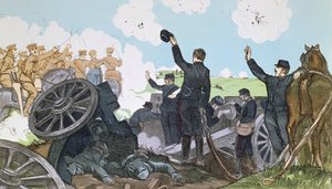 Incidens az első marne-i csata során, 1914. szeptember 6-13 alkotó: French School