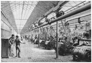 Ipari szövés Bagatelle-ben, 1884 alkotó: French School