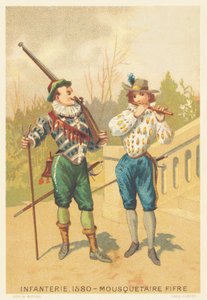 Gyalogság, testőr és Fife 1580-ban alkotó: French School