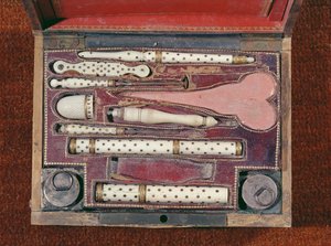 Védőoltások műszerdoboza, 1820 körül alkotó: French School