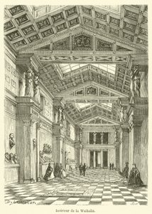 Interior de la Valhalla (metszet) alkotó: French School