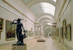 A Grande Galerie belső képe, 16-19. század alkotó: French School