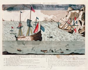 Sieur Freminet találmánya a levegő újrahasznosítására és a búvárok víz alatti lélegzését lehetővé tevő rendszerre, 1784 alkotó: French School