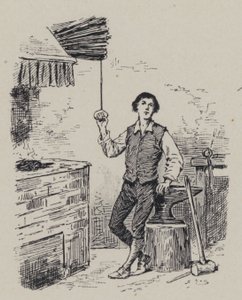 Gioachino Rossini olasz zeneszerző fiúként (metszet) alkotó: French School