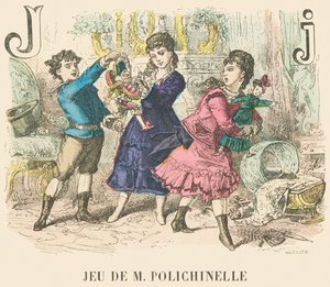 J: M Polichinelle játéka alkotó: French School