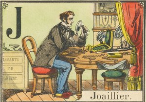 J: Ékszerész alkotó: French School