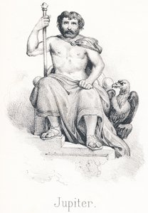 J Jupiter: Szaturnusz fia és a Titan Child Rhee Testvérisége, Amalthee kecske táplálta alkotó: French School