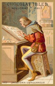 Jacquemin Gringonneur francia festő (chromolitho) alkotó: French School