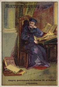 Jacques Amyot francia reneszánsz író és műfordító, Auxerre püspöke alkotó: French School