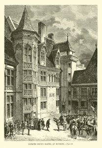 Jacques Coeurs szálló Bourges-ban alkotó: French School