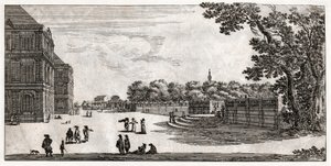 Jardin du Luxembourg, Párizs. (metszés alkotó: French School