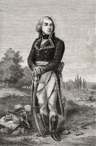 Jean-Baptiste Jourdan, Louis Blanc (1811-82) "Histoire de la Revolution Francaise" című művéből alkotó: French School