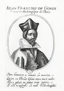 Jean-Francois de Gondi (metszet) alkotó: French School