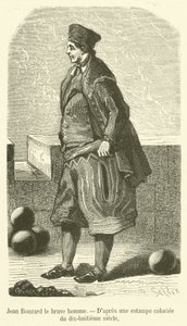 Jean Bouzard, a bátor ember (metszet) alkotó: French School