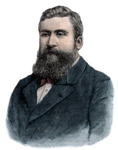 Jean Jaures 1898-ban - Metszet - alkotó: French School