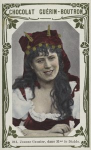 Jeanne Granier, Madame le Diable-ben (színes fotó) alkotó: French School