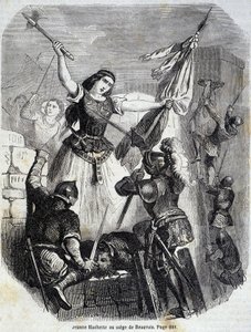 Jeanne Hachette Beauvais-ban 1472-ben – L.-P. „Histoire de France” című művében. Anquetil alkotó: French School