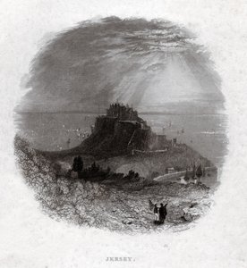 Jersey-sziget. (metszet, kb. 1850) alkotó: French School