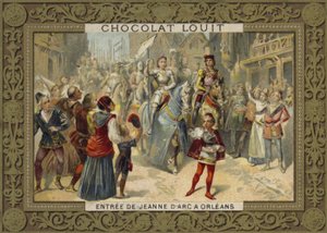 Jeanne of Arc belép Orléansba, 1429 alkotó: French School