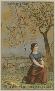 Joan of Arc hangokat hallgat alkotó: French School