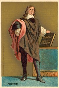 John Milton angol költő (chromolitho) alkotó: French School